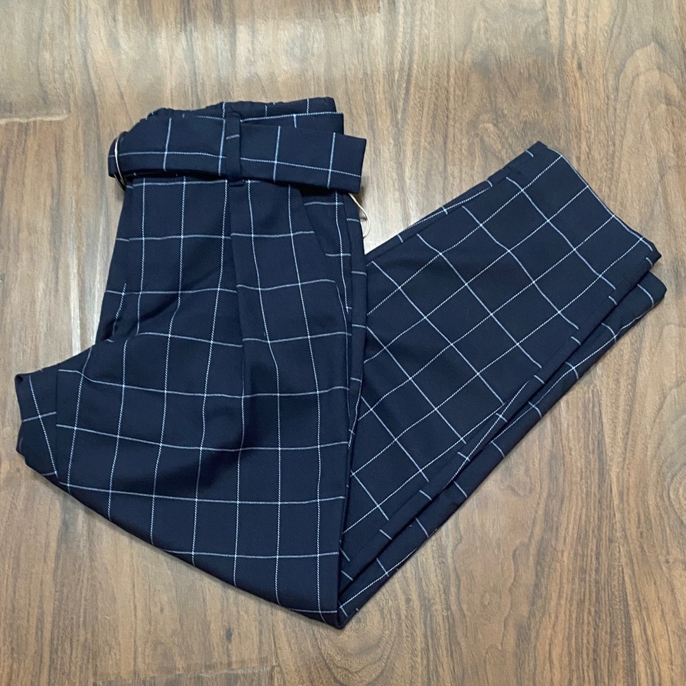 A New Day Plaid Windowpane Trousers